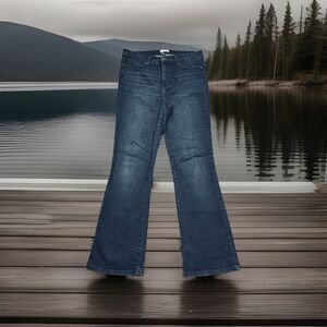 Jessica Simpson Bootcut Jeans 10/30 (32x30) Dark Wash Blue Stretch Denim Womens